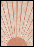 Mid - Century Sunburst Art Print_Sugar & Canvas