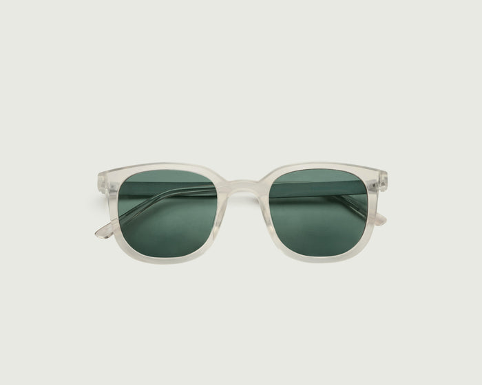 Champagne::Miles Sunglasses square clear recycled polyester top