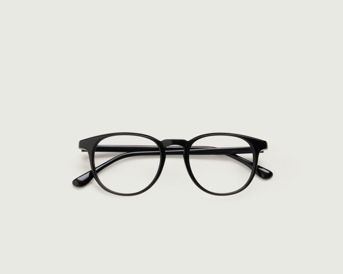 Ink::Miller Eyeglasses round Black acetate top