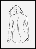 Minimalist Body Figure Line Art Print AB23_Sugar & Canvas