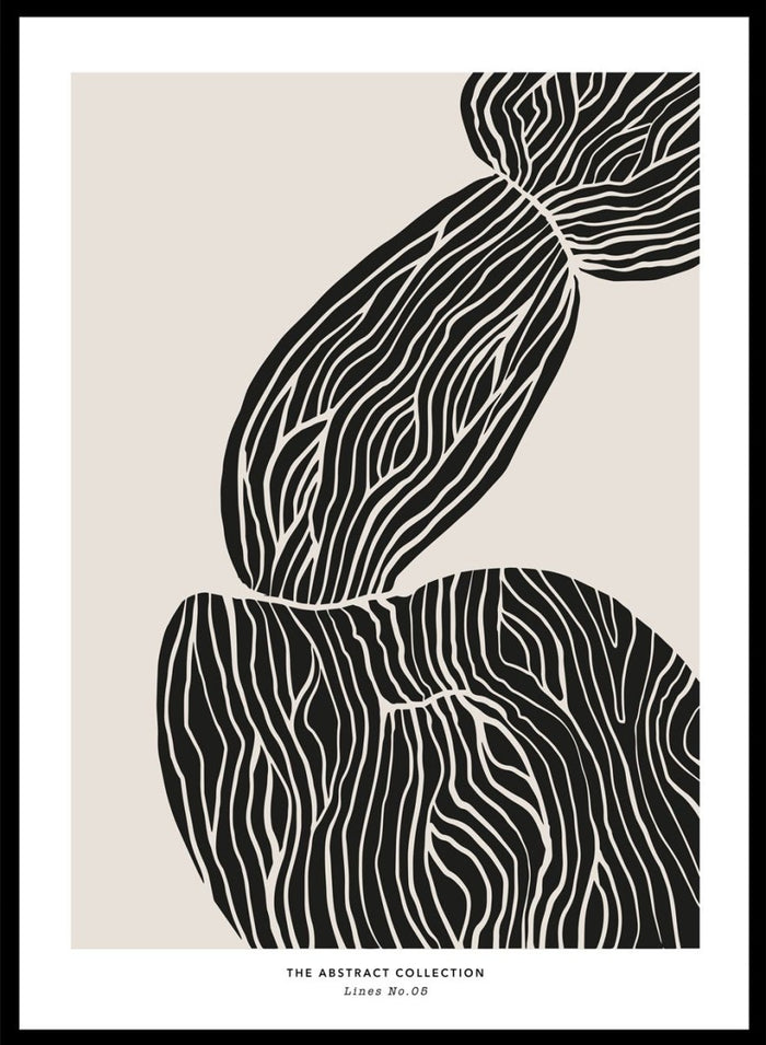 Minimalist Mid Century Modern Lines Art Print AB11_Sugar & Canvas_Sugar & Canvas