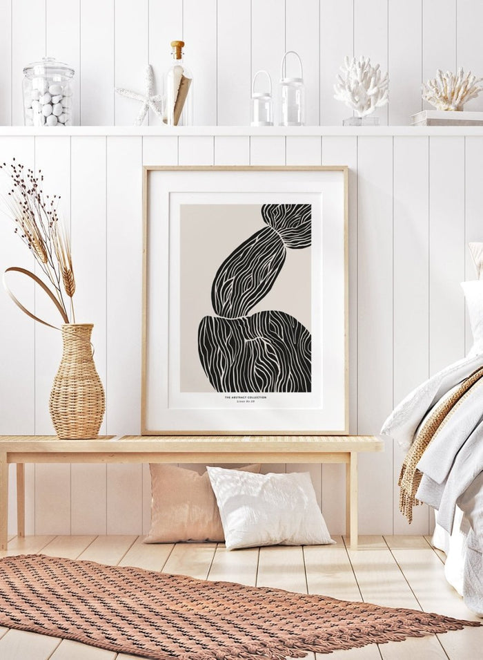 Minimalist Mid Century Modern Lines Art Print AB11_Sugar & Canvas_Sugar & Canvas