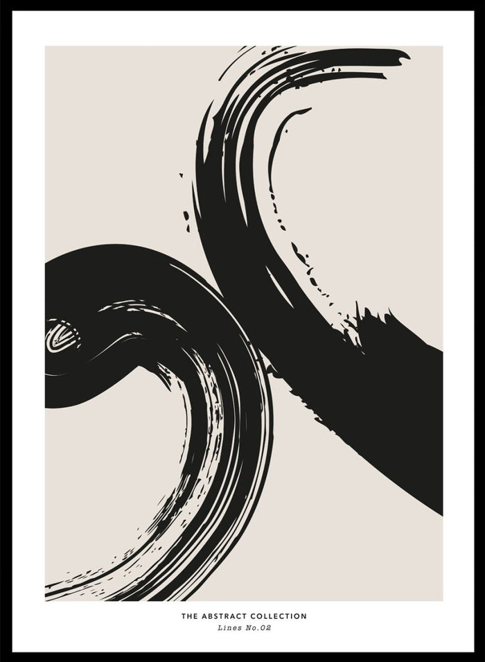 Minimalist Paint Brush Strokes Art Print AB06_Sugar & Canvas_Sugar & Canvas