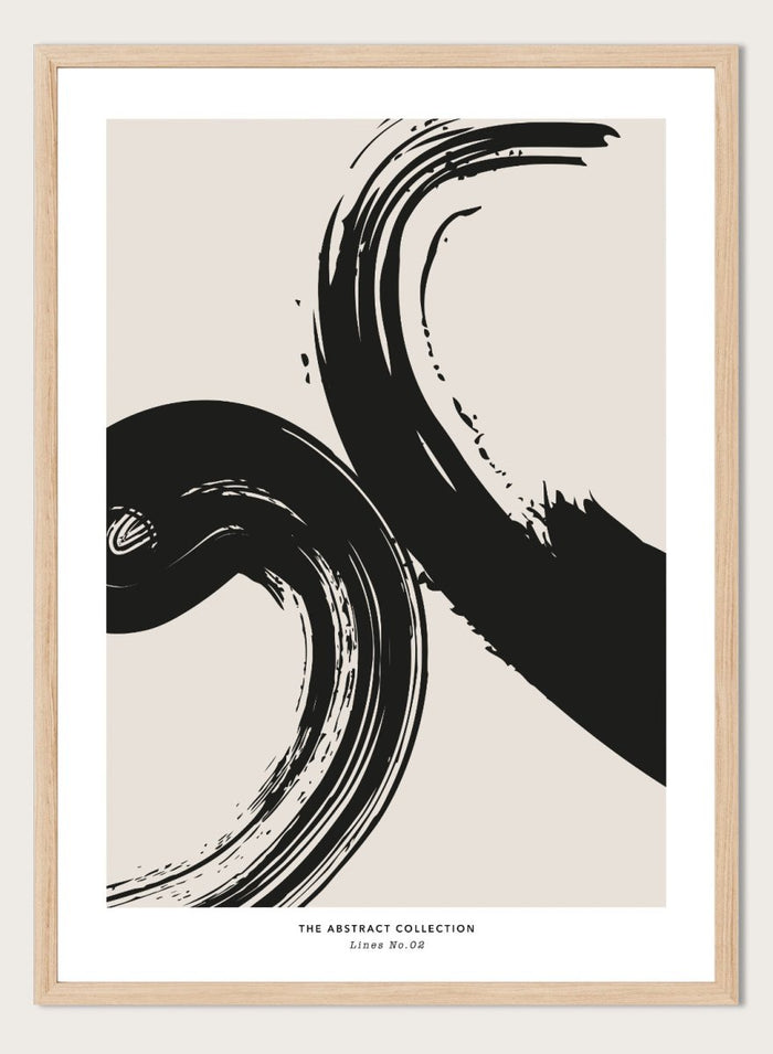 Minimalist Paint Brush Strokes Art Print AB06_Sugar & Canvas_Sugar & Canvas