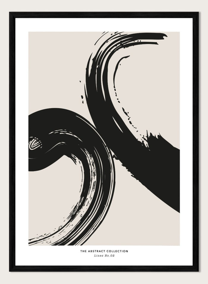 Minimalist Paint Brush Strokes Art Print AB06_Sugar & Canvas_Sugar & Canvas
