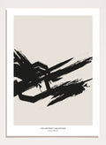 Minimalist Paint Brush Strokes Art Print AB07