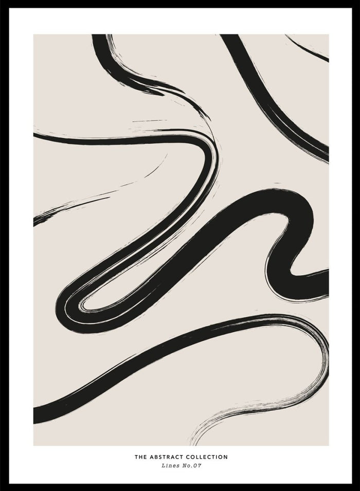 Minimalist Paint Brush Strokes Art Print AB13_Sugar & Canvas_Sugar & Canvas
