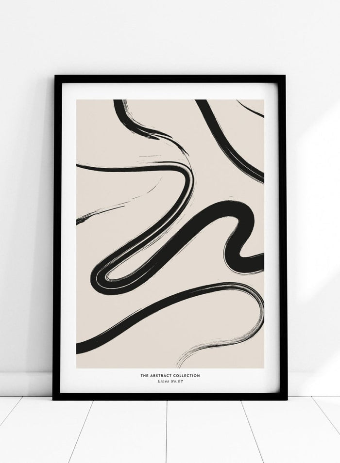 Minimalist Paint Brush Strokes Art Print AB13_Sugar & Canvas_Sugar & Canvas