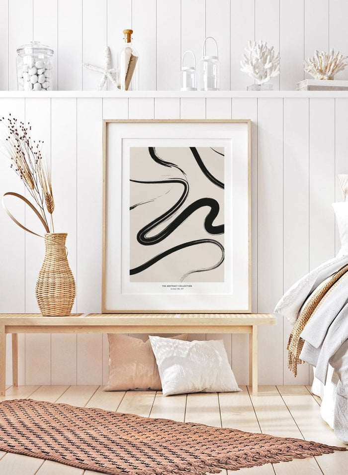 Minimalist Paint Brush Strokes Art Print AB13_Sugar & Canvas_Sugar & Canvas