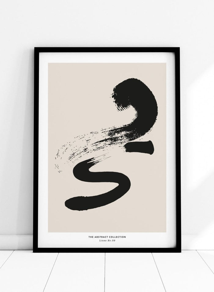 Minimalist Paint Brush Strokes Art Print AB15_Sugar & Canvas_Sugar & Canvas