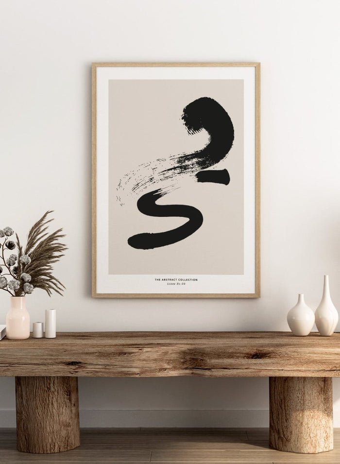 Minimalist Paint Brush Strokes Art Print AB15_Sugar & Canvas_Sugar & Canvas
