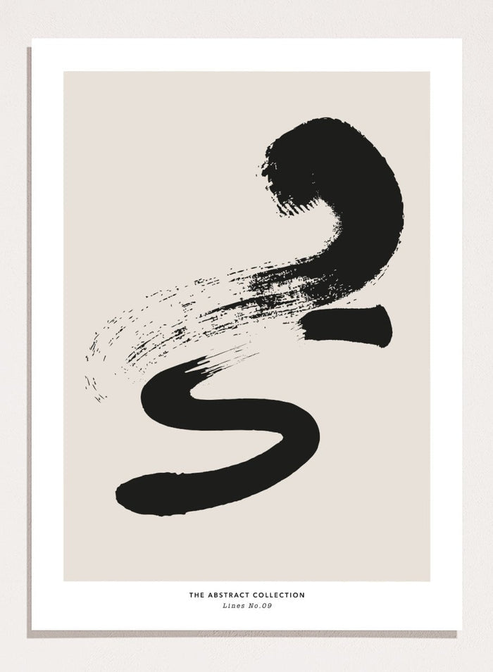 Minimalist Paint Brush Strokes Art Print AB15_Sugar & Canvas_Sugar & Canvas