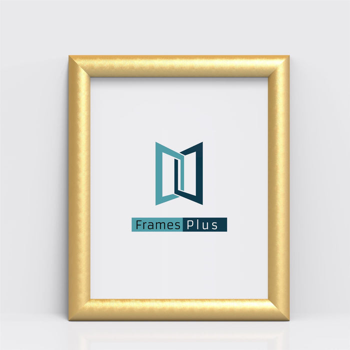 Gold picture and poster frames by Frames Plus, showcasing a sleek design for elegant displays.