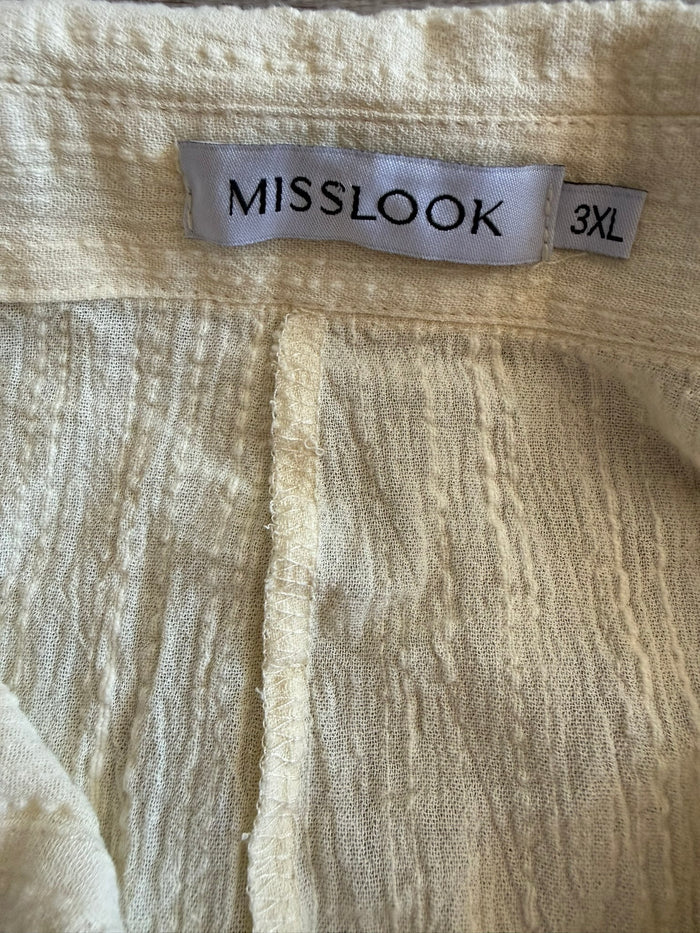 Misslook Preowned great condition Size 3XL Yellow Top