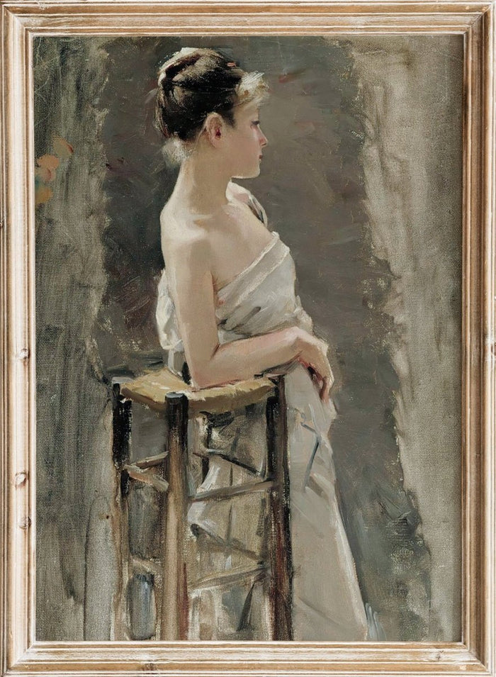 "Model Study" Art Print_Sugar & Canvas_Akseli Gallen-Kallela