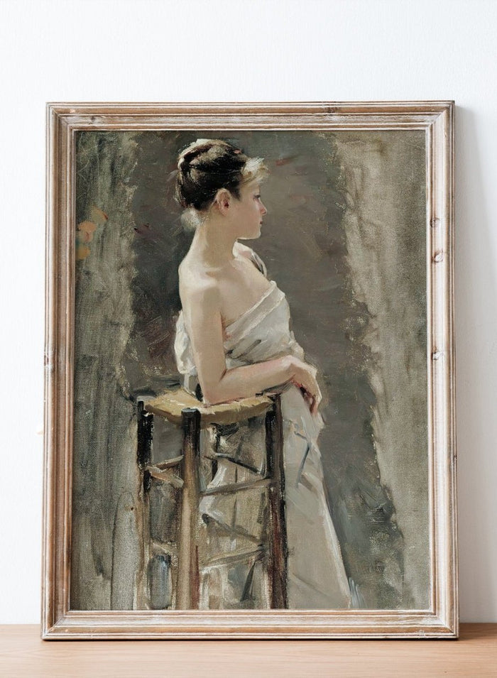 "Model Study" Art Print_Sugar & Canvas_Akseli Gallen-Kallela