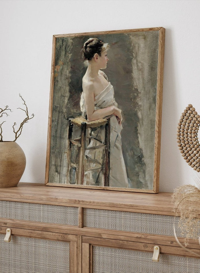 "Model Study" Art Print_Sugar & Canvas_Akseli Gallen-Kallela
