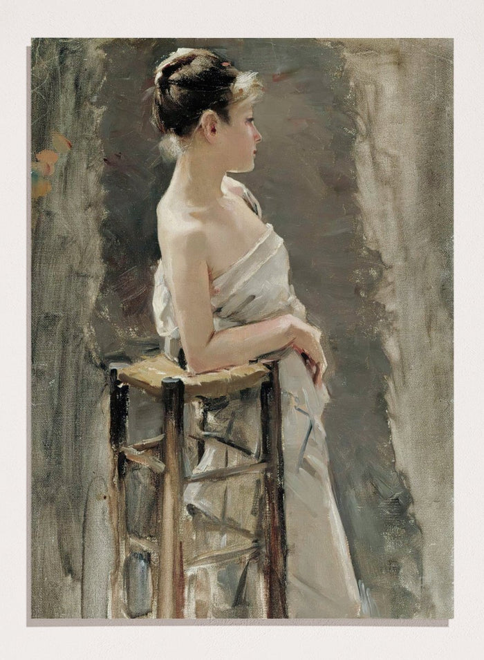 "Model Study" Art Print_Sugar & Canvas_Akseli Gallen-Kallela