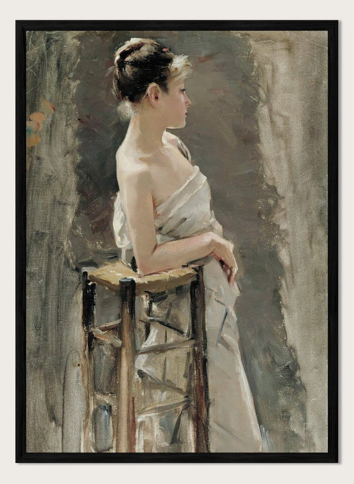 "Model Study" Art Print_Sugar & Canvas_Akseli Gallen-Kallela