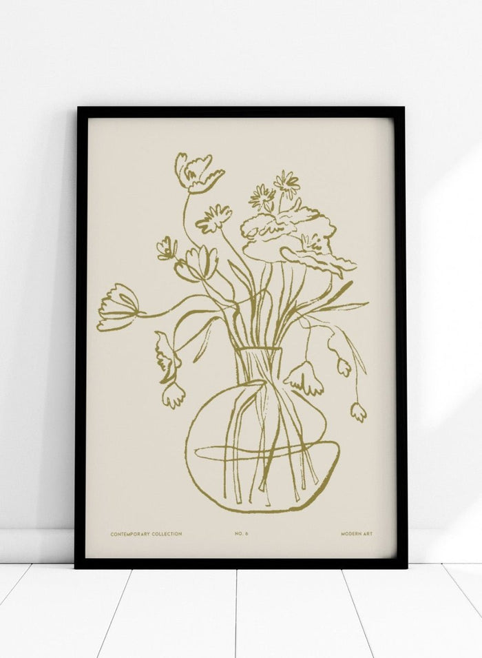 'Modern Flora 06' Aesthetic Art Print_Sugar & Canvas_Sugar & Canvas