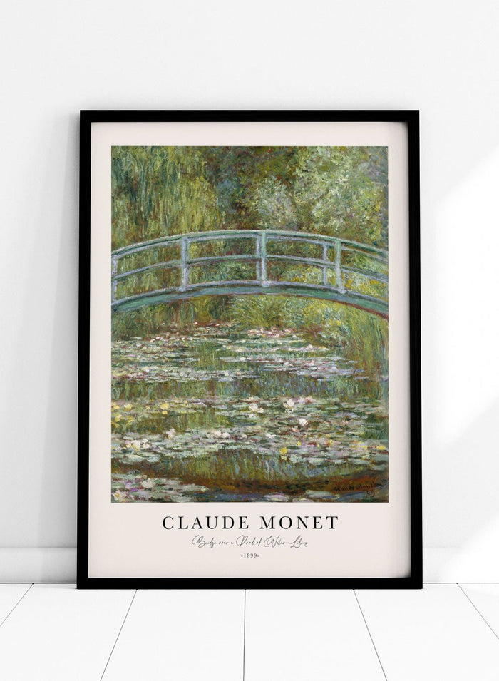 Monet Bridge over a Pond of Water Lilies 1899 Print N71_Sugar & Canvas