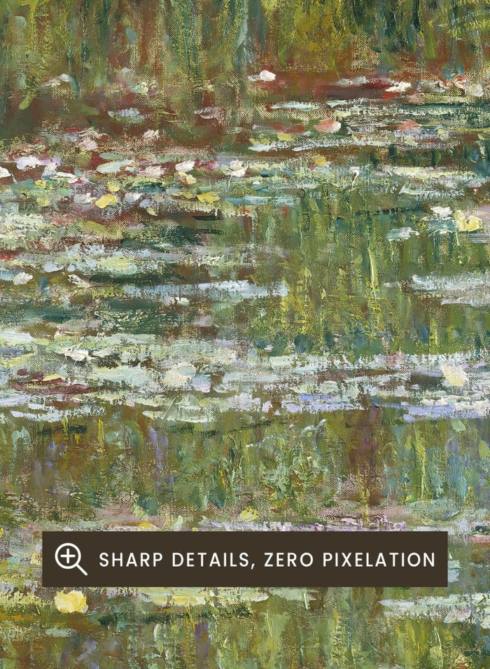 Monet Bridge over a Pond of Water Lilies 1899 Print N71_Sugar & Canvas_Claude Monet