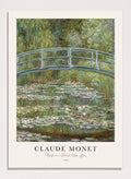 Monet Bridge over a Pond of Water Lilies 1899 Print N71_Sugar & Canvas_Claude Monet
