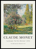 Monet Landscape The Parc Monceau 1876 Print N59_Sugar & Canvas_Claude Monet
