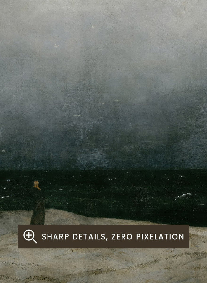 "Monk by the Sea" Art Print_Sugar & Canvas_Caspar David Friedrich