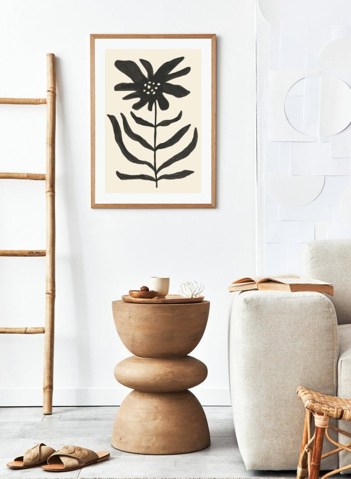 'Monochrome Flora' Aesthetic Art Print_Sugar & Canvas_Sugar & Canvas