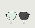 Storm Adaptive::Monty Eyeglasses pilot Black metal front
