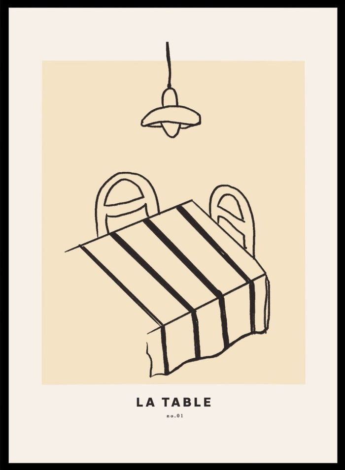 'Morning Table Study II' Aesthetic Art Print_Sugar & Canvas_Sugar & Canvas