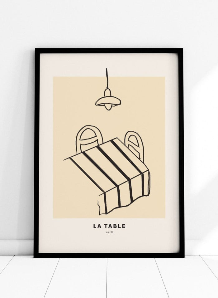 'Morning Table Study II' Aesthetic Art Print_Sugar & Canvas_Sugar & Canvas