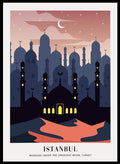 Mosques in Istanbul Art Print_Sugar & Canvas