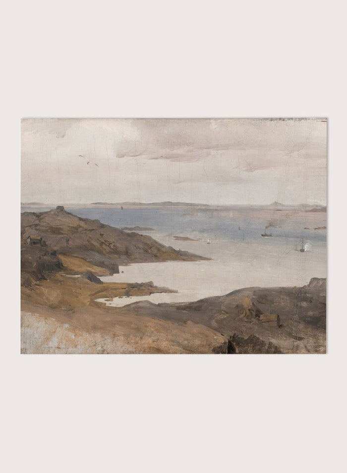 "Motif from Bohuslan" Art Print_Sugar & Canvas_Andreas Achenbach