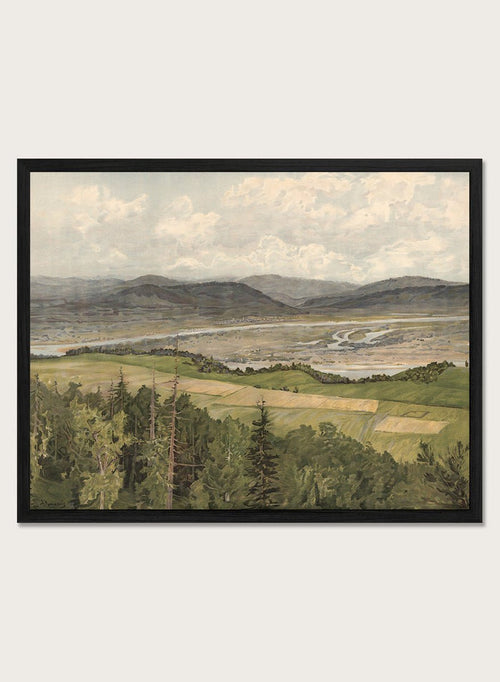 "Mountain Landscape" Art Print_Sugar & Canvas_Arkadi Afanasyevich Chumakov