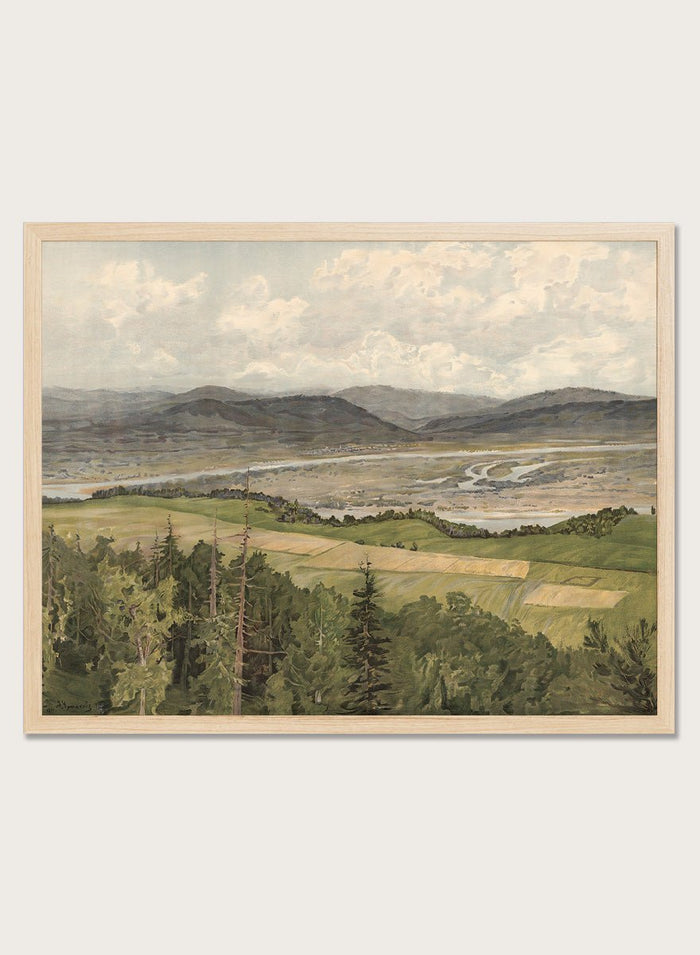 "Mountain Landscape" Art Print_Sugar & Canvas_Arkadi Afanasyevich Chumakov