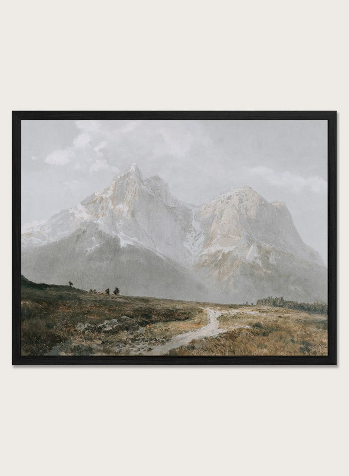 A4/8x12 inches (Framing Available) / Black Wood Frame