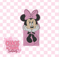 Mouse girl with bow  Pen Holder