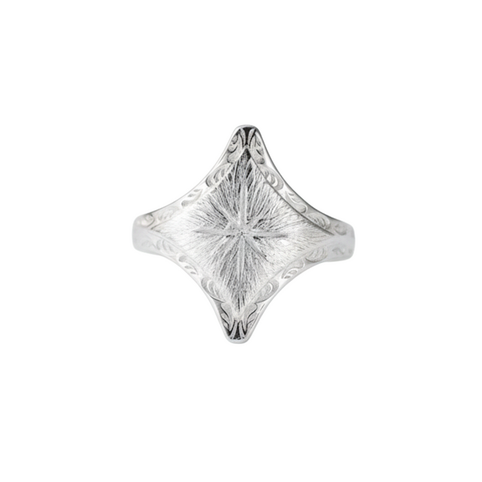 Nadja Gold Starburst Open Ring