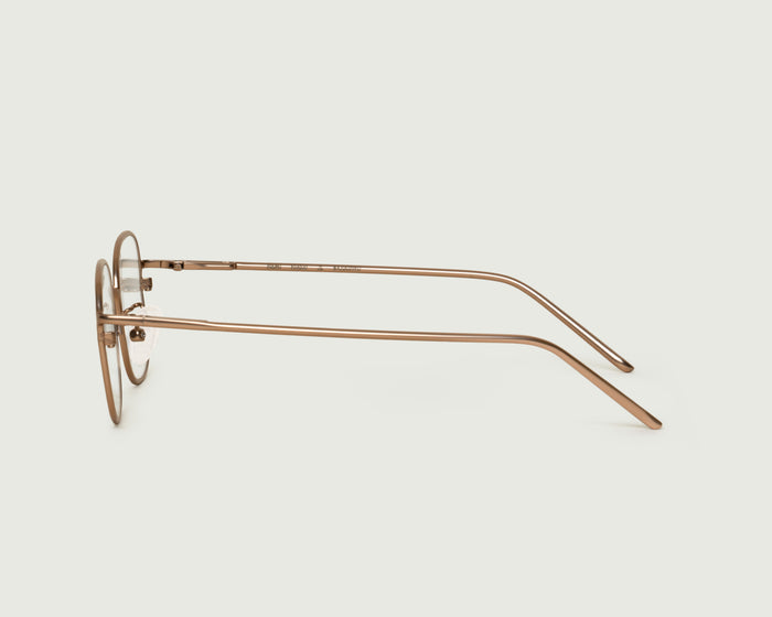 Nickel::Nami Eyeglasses square Brown metal side