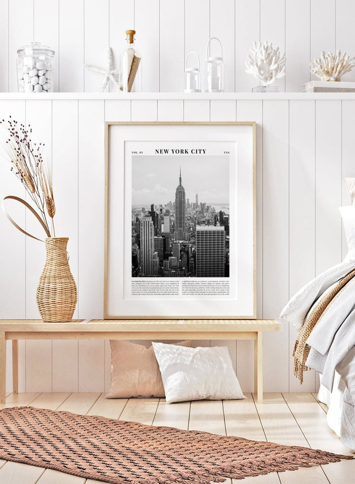 New York City Black and White Travel Art Print_Sugar & Canvas_Sugar & Canvas