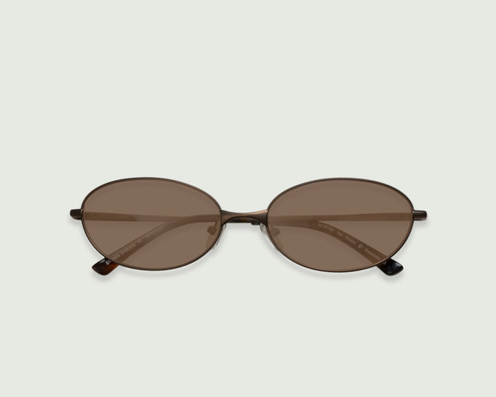 Portobello Adaptive::Nia Eyeglasses Oval Brown metal top