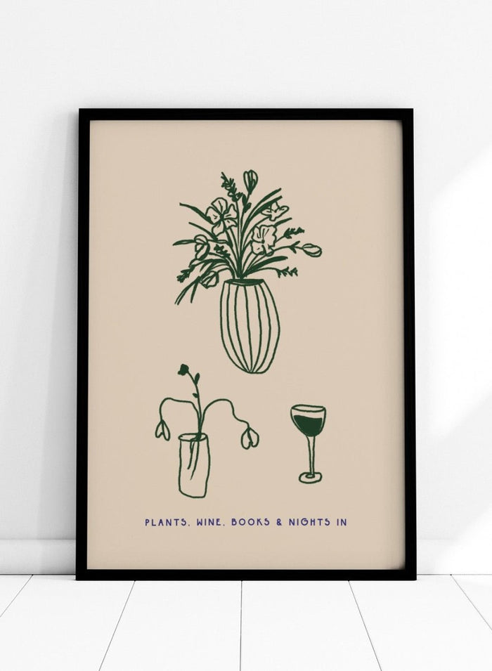 'Nights In' Aesthetic Art Print_Sugar & Canvas_Sugar & Canvas