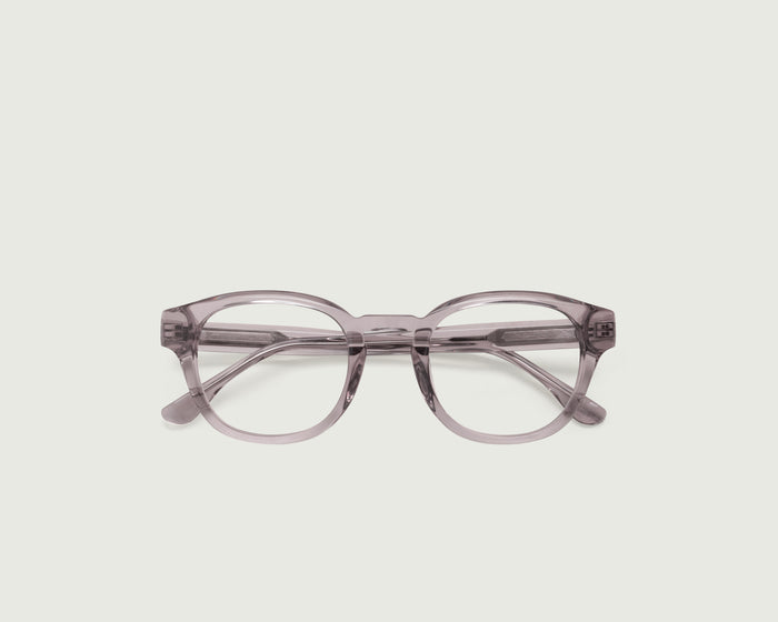 Mauve ::Nobi Eyeglasses round Nude acetate top