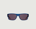 Krypton Polarized::Nolan Kids Sunglasses square Blue recycled polyester front