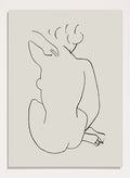 Nude Figure Sketch by Henri Matisse Print