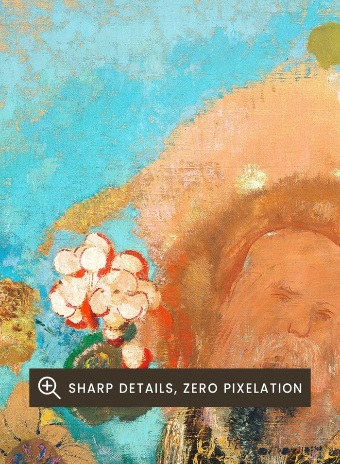 Odilon Redon Evocation of Roussel Art Print OR05_Sugar & Canvas_Odilon Redon