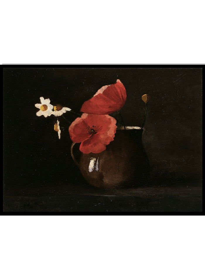 Odilon Redon Flowers: Poppies and Daisies Art Print_Sugar & Canvas_Odilon Redon