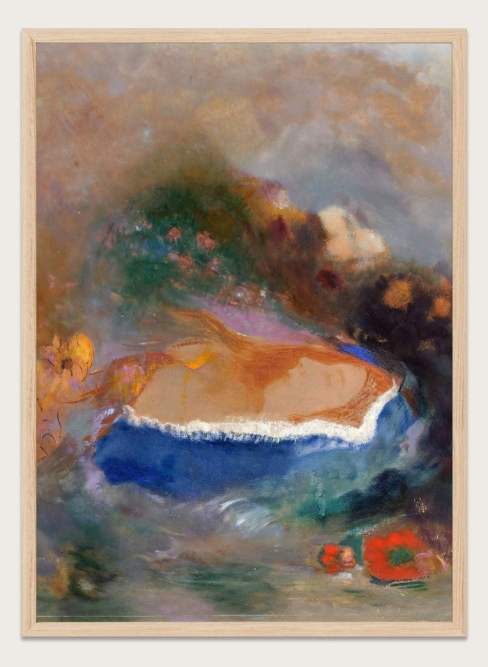 Odilon Redon Ophelia with Blue Wimple Art Print OR10_Sugar & Canvas_Odilon Redon
